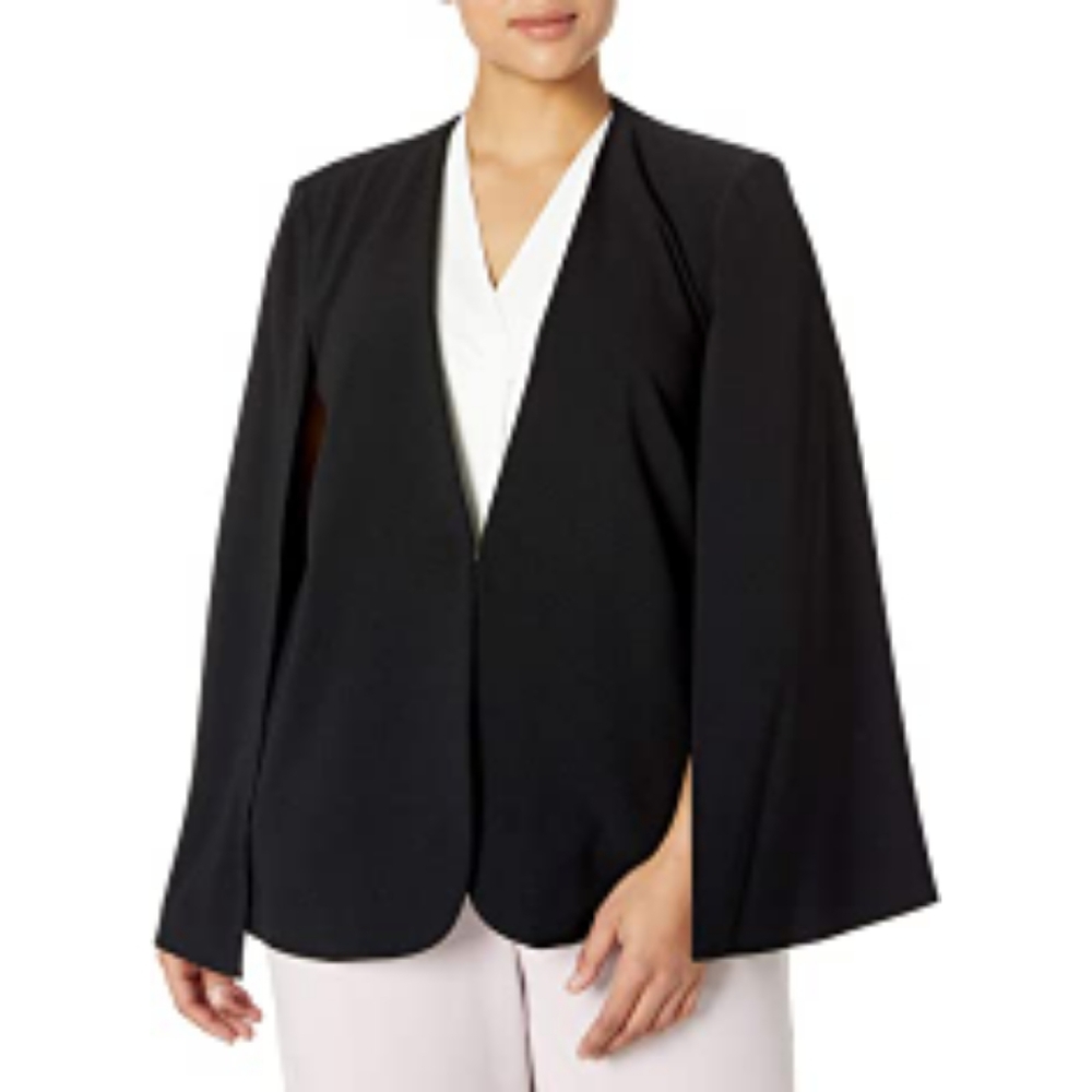 TAHARI CAPE PLUS SIZE BLAZER - Picture 4 of 11